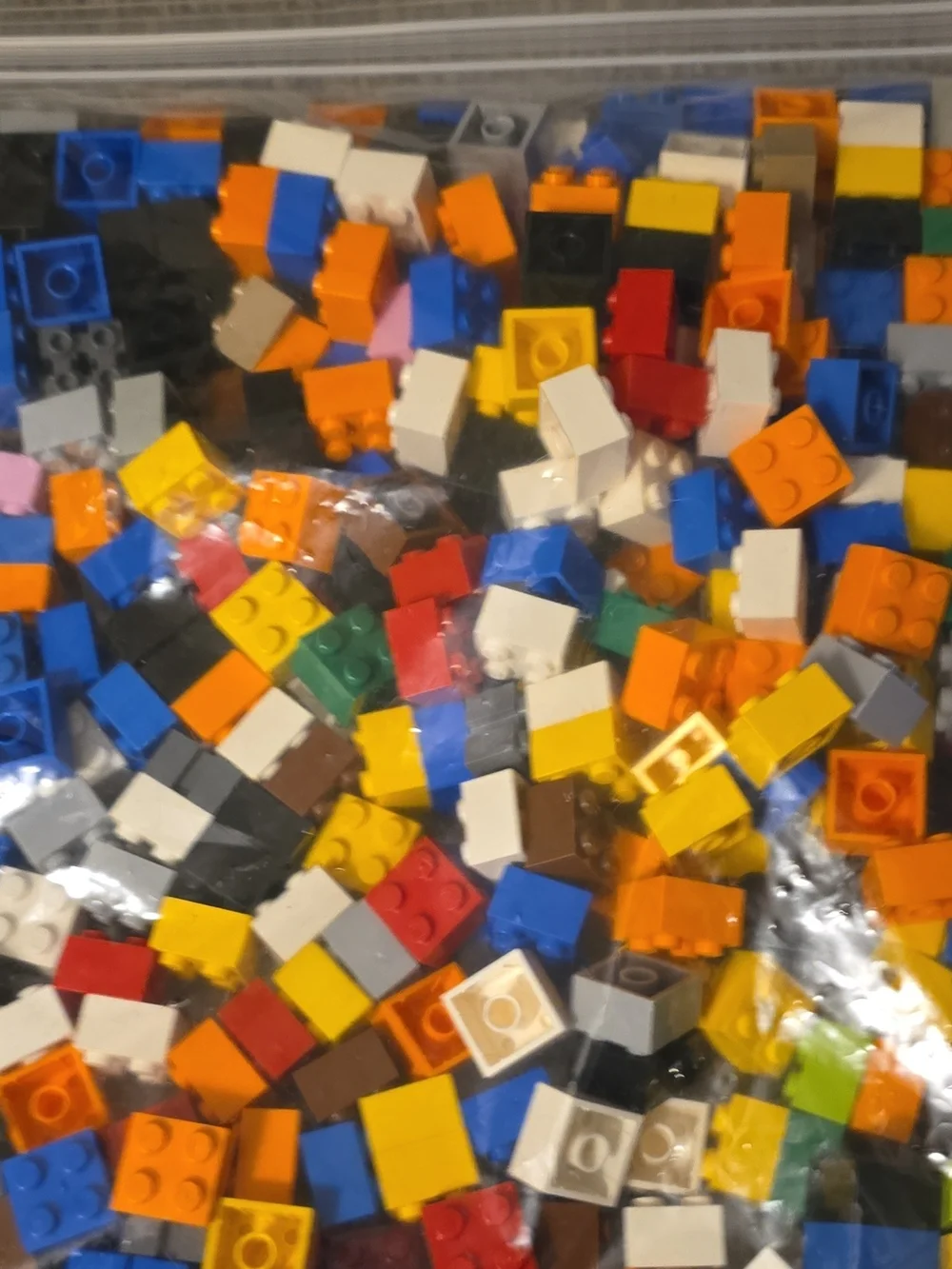 Bulk Mixed Small Building Bricks - Multicolor